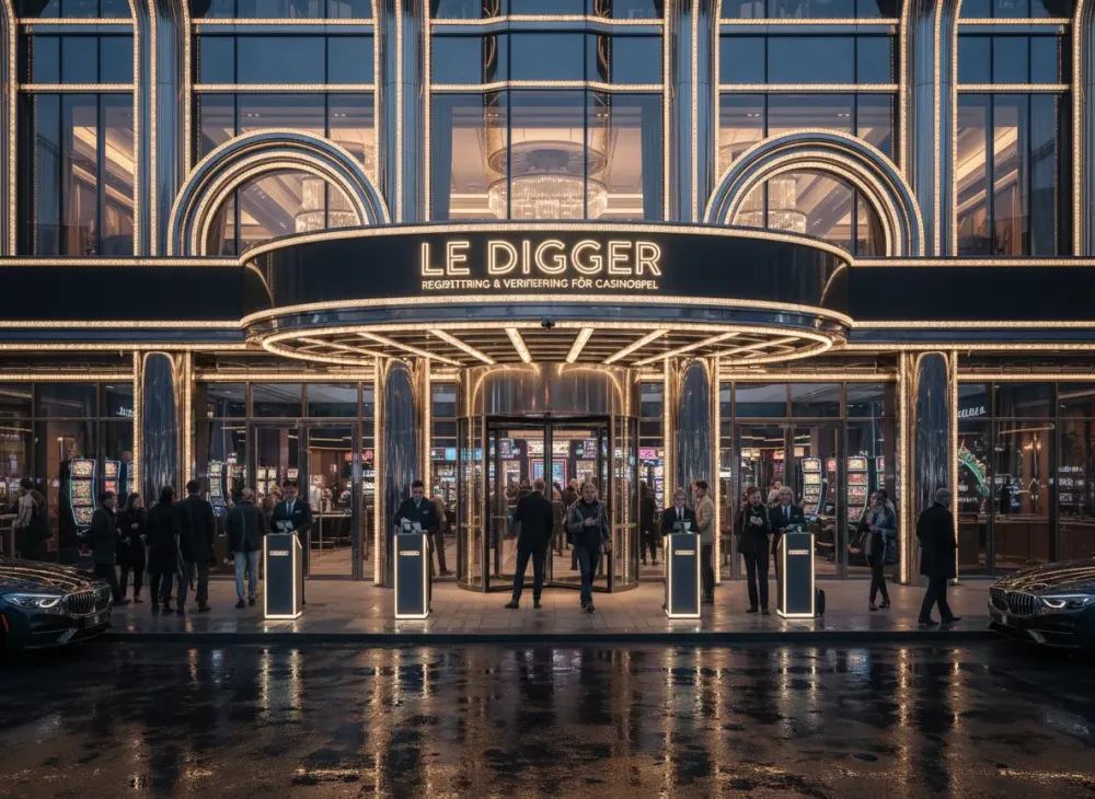 Le digger registrering - Guide för nya spelare